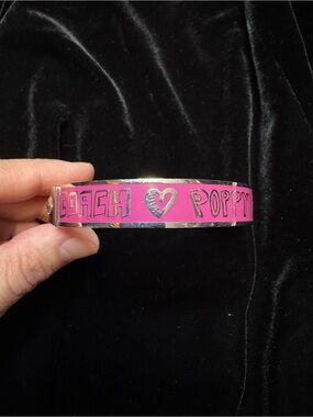 Coach Poppy Pink Bangle Bracelet